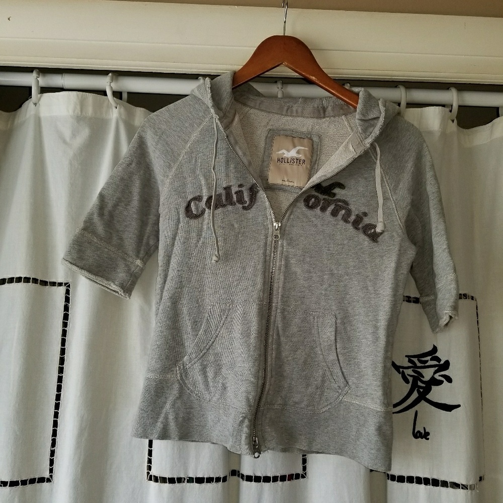 HOLLISTER Short sleeve hoodie Size L